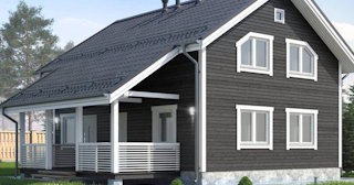 Каркасный дом под ключ в Кимрах - Строй-Кмы, строительство недорого от 135915 руб.