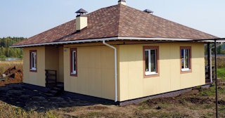 Одноэтажный дом из панелей под ключ в Кимрах - Строй-Кмы от 135915 рублей