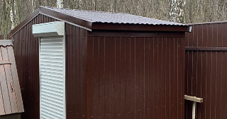 Сарай из металлопрофиля в Кимрах для дачи от Строй-Кмы  от 41821 рублей